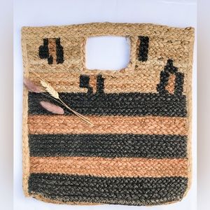 NWT Jute Leopard Handbag #PoshAffiliate